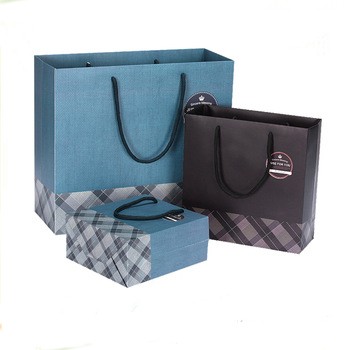 eco friendly classic modern luxury packaging for gift paper bags with own your logos